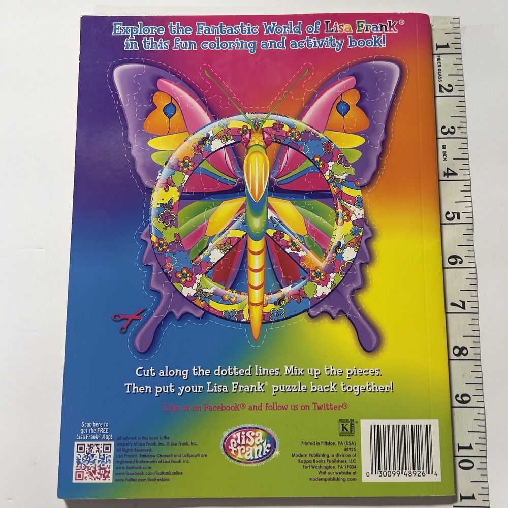 Lisa Frank Giant Coloring & Activity Book Friends Forever Pony & Horse Cover - Picture 2 of 4